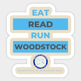 Woodstock CT Marathon 2022 Sticker